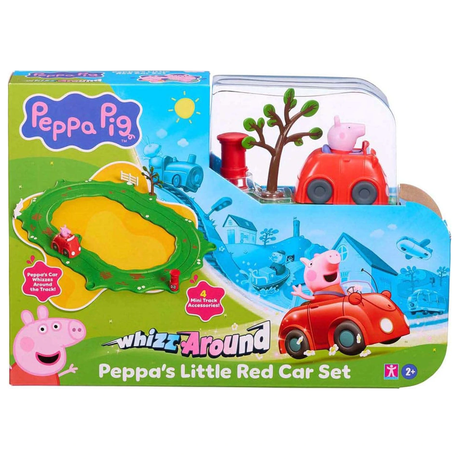 Peppa Pig Whizz Around Peppa's Little Red Car Set poza produsului