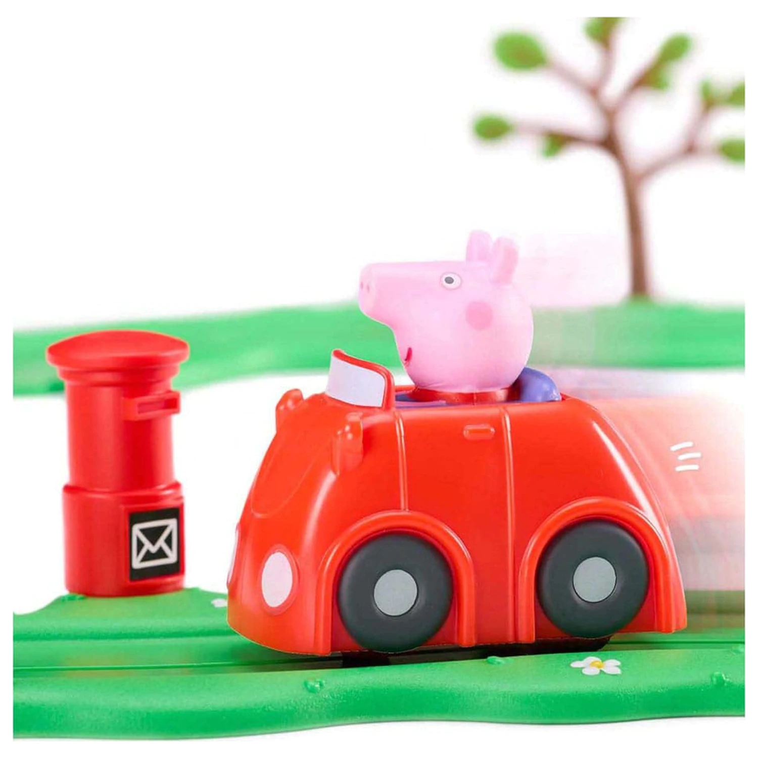 Peppa Pig Whizz Around Peppa's Little Red Car Set poza produsului
