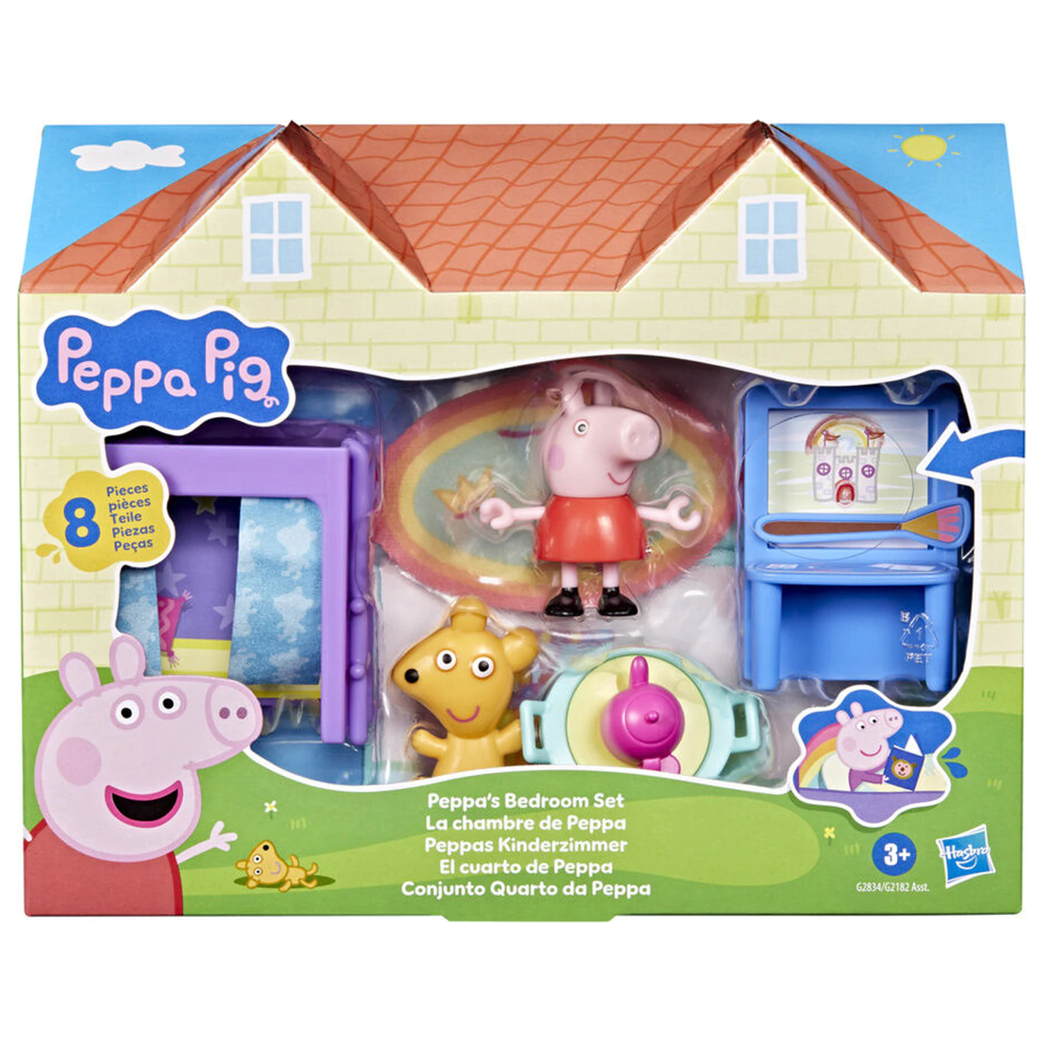 Peppa Pigs Bedroom set playset poza produsului