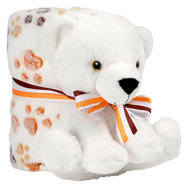 Pătură moale Perry Bear + jucărie de pluș 22cm poza produsului