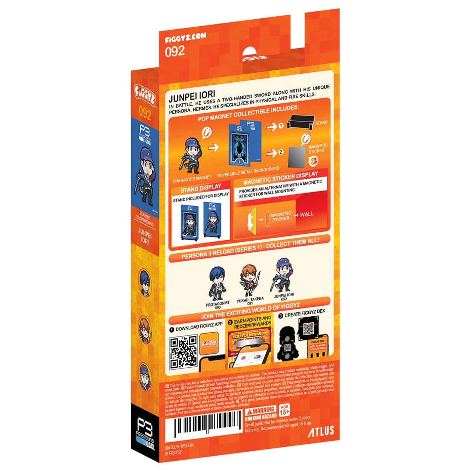 Persona 3 Reload FiGGYZ Magnet Colectionabil Junpei Iori 11 cm poza produsului