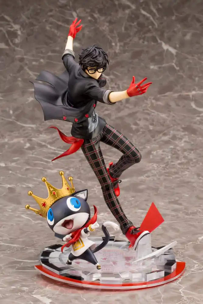 Persona 5 Dancing Star Night ARTFXJ Statuie 1/8 Erou & Morgana 25 cm poza produsului