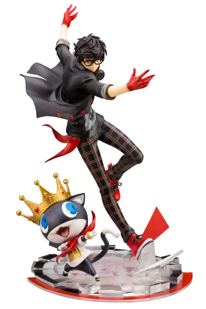 Persona 5 Dancing Star Night ARTFXJ Statuie 1/8 Erou & Morgana 25 cm poza produsului