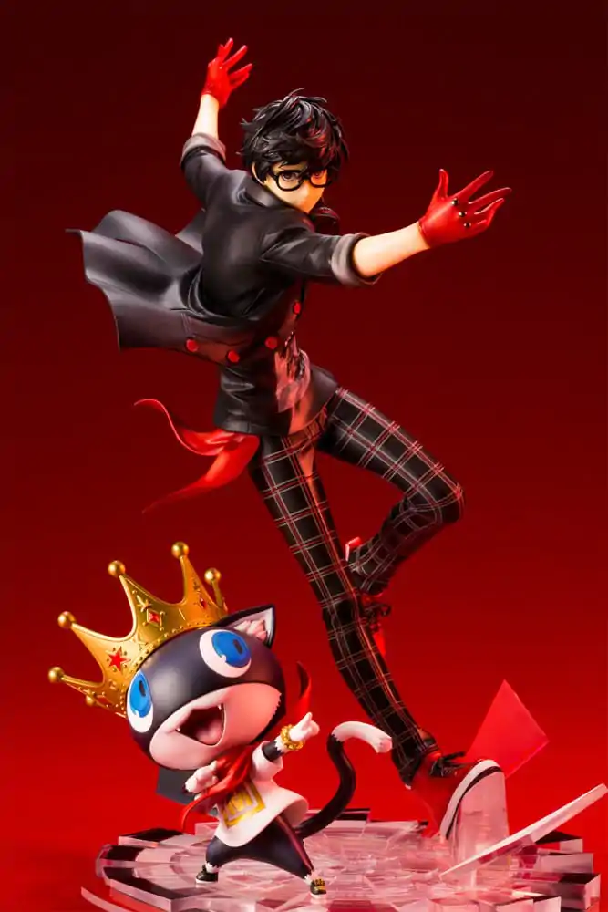 Persona 5 Dancing Star Night ARTFXJ Statuie 1/8 Erou & Morgana 25 cm poza produsului