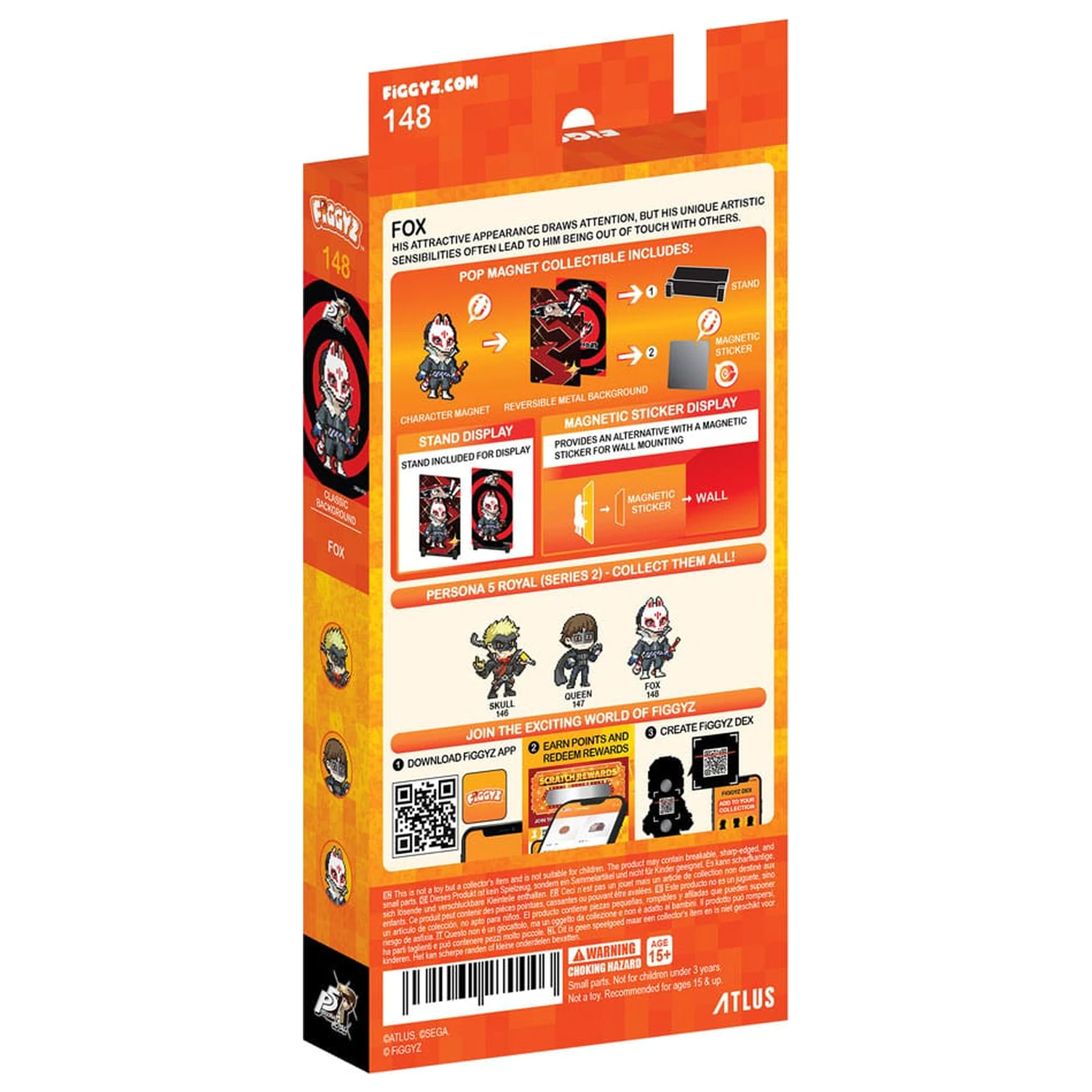 Persona 5 FiGGYZ Magnet Colectionabil Fox 11 cm poza produsului