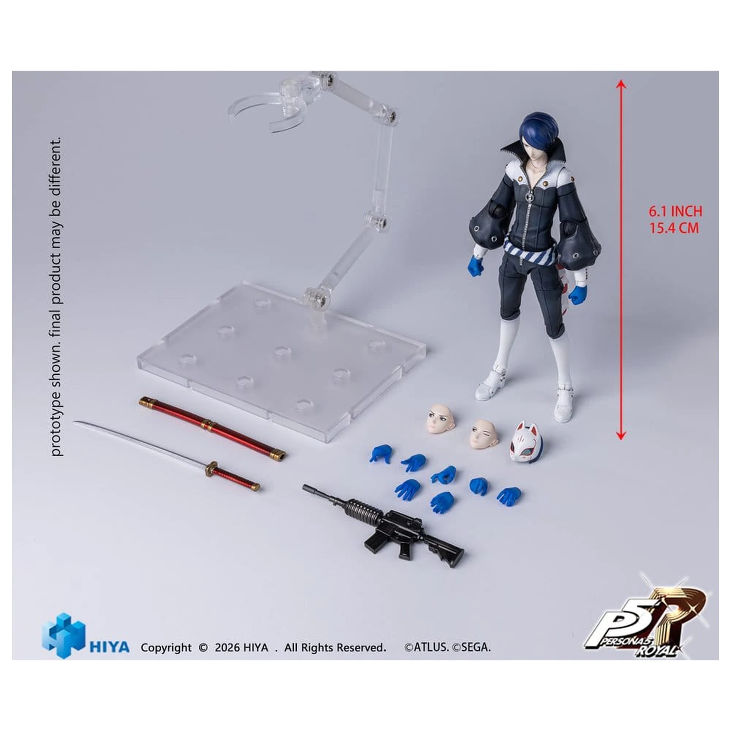 Persona 5 Royal Exquisite Basic Figurina de actiune 1/12 Fox 16 cm poza produsului