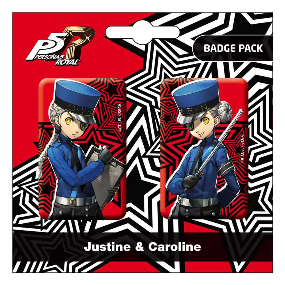 Persona 5 Royal Pin Insigne Set de 2 Justine & Caroline poza produsului