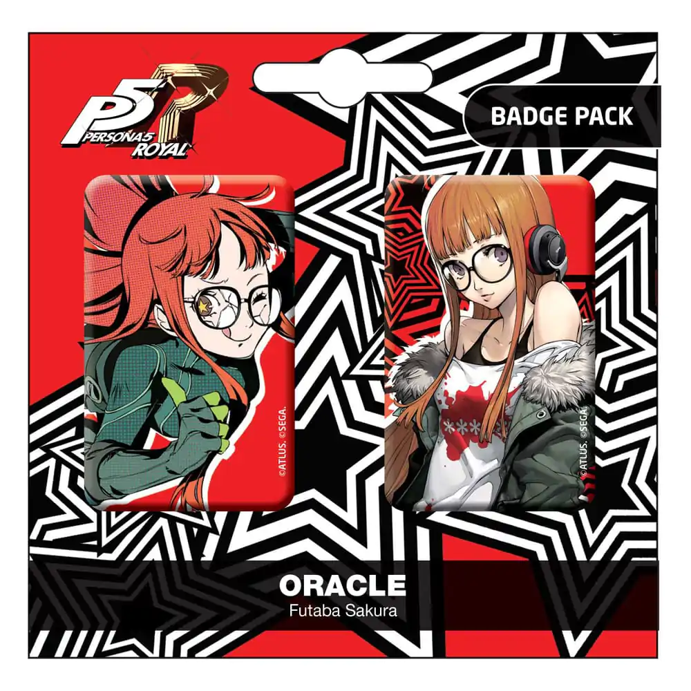 Persona 5 Royal Insigne Pin 2-Pack Oracle / Futaba Sakura poza produsului