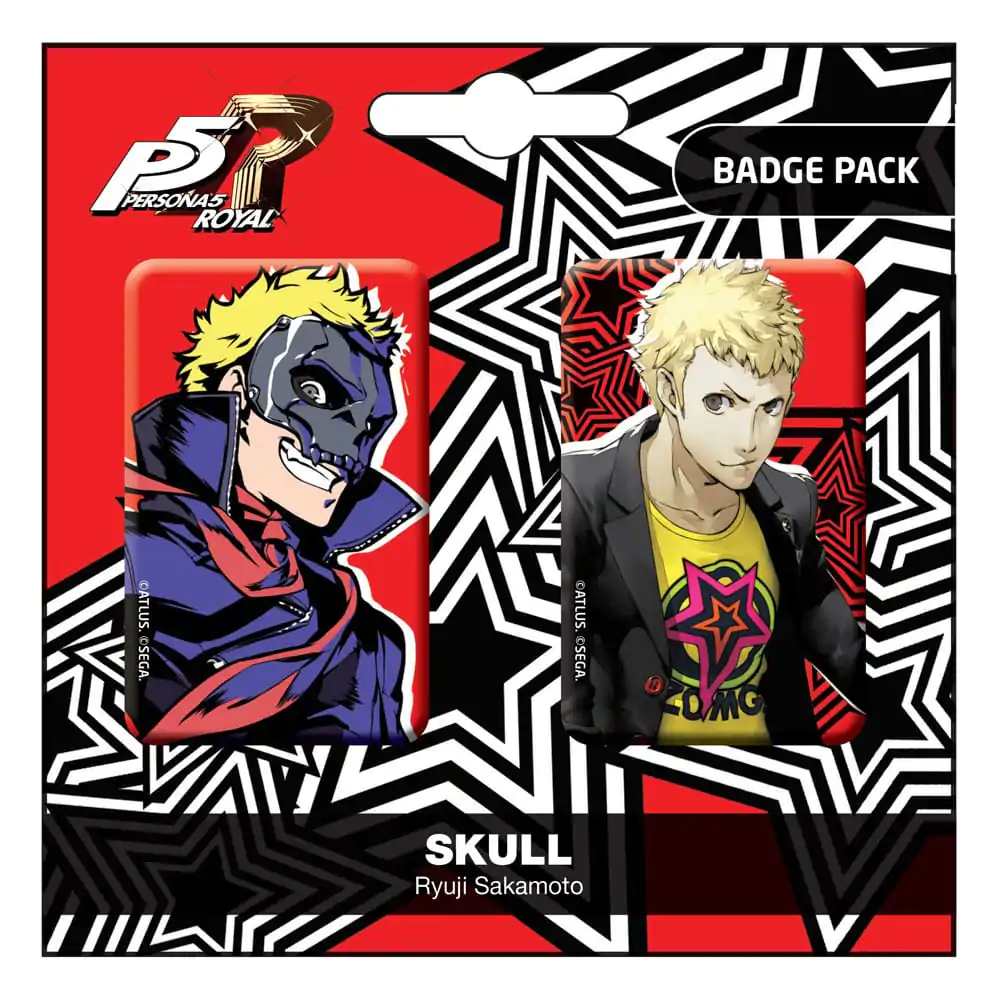 Persona 5 Royal Insigne Pin Set 2 bucăți Skull / Ryui Sakamoto poza produsului