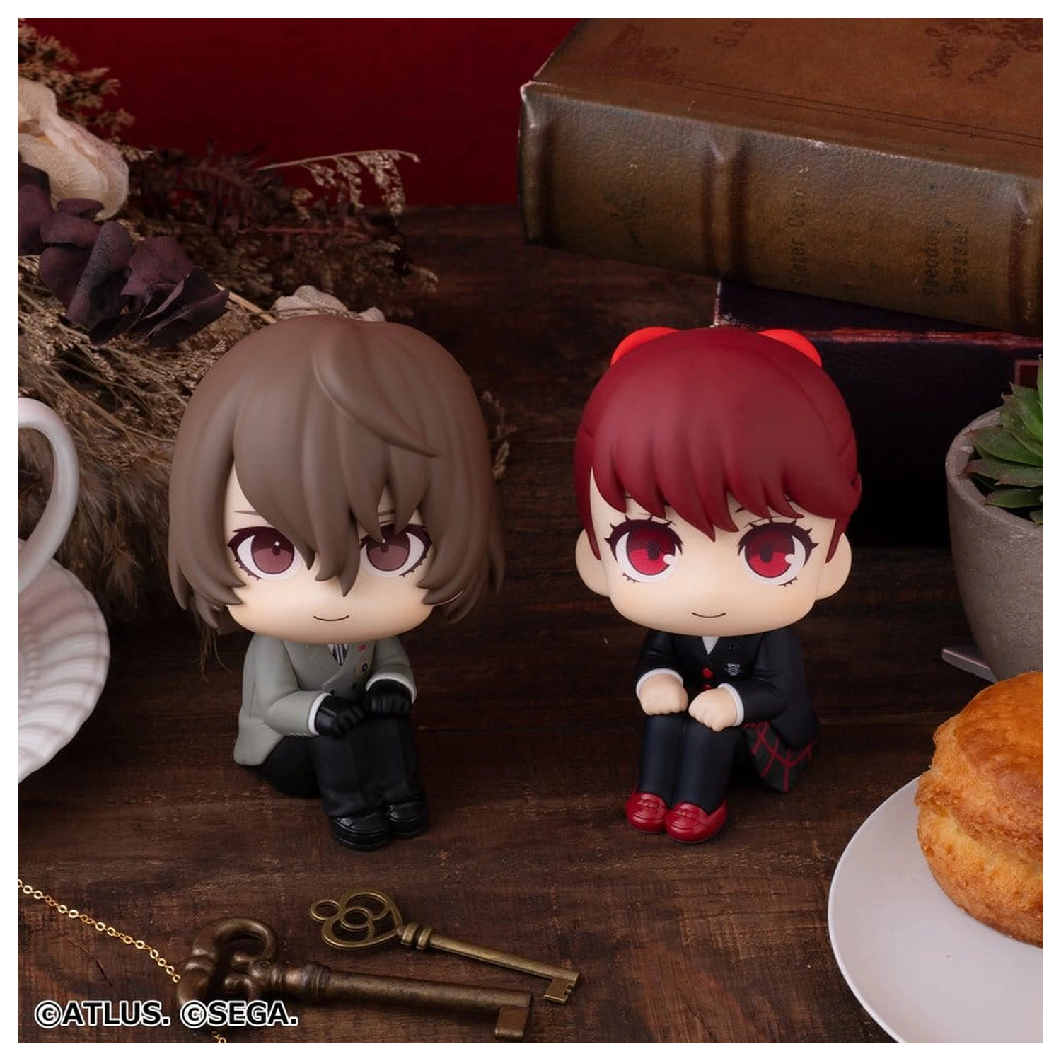 Persona 5 The Royal Look Up figurine PVC set 2 bucăți Goro Akechi & Kasumi Yoshizawa 11 cm (cu cadou) poza produsului
