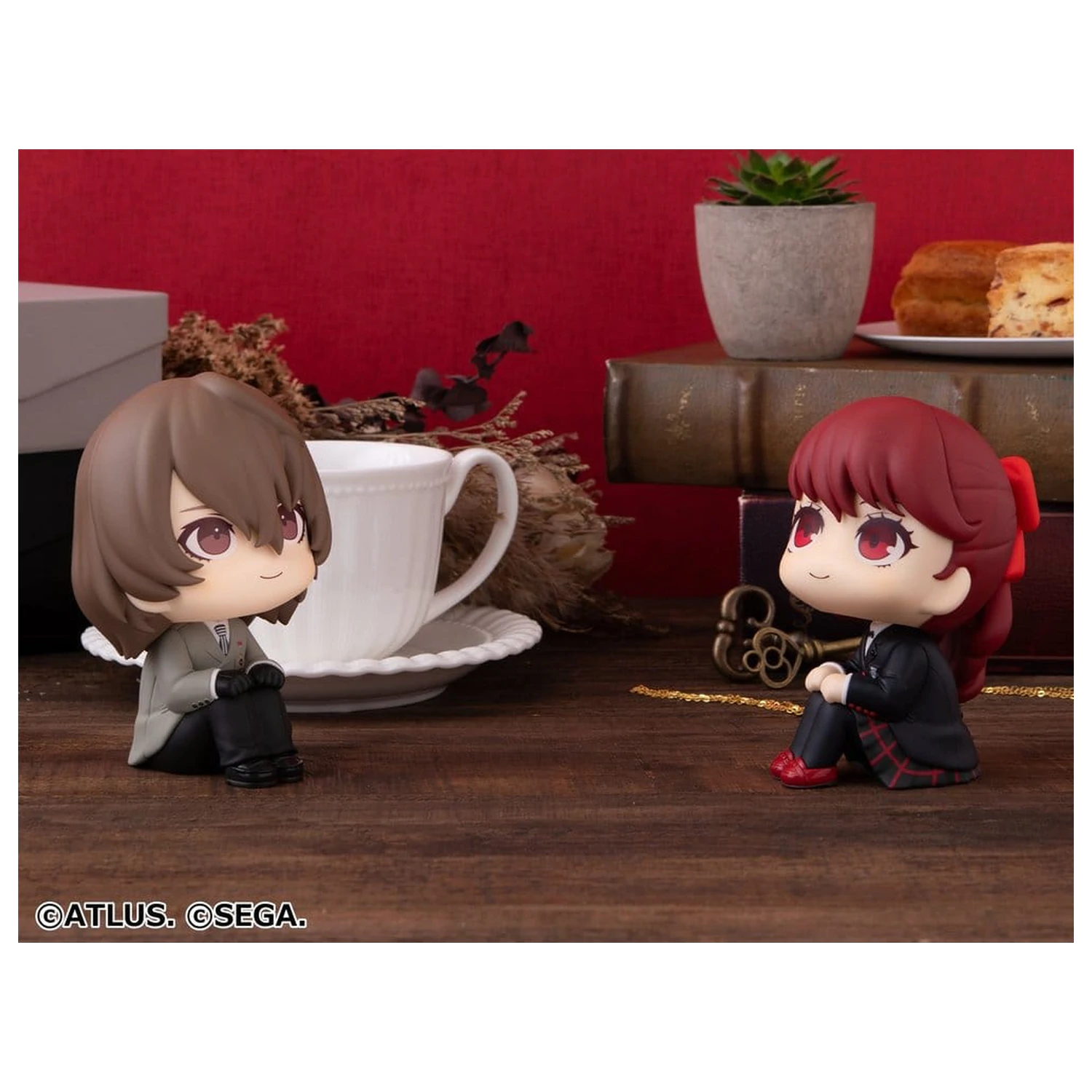 Persona 5 The Royal Look Up figurine PVC set 2 bucăți Goro Akechi & Kasumi Yoshizawa 11 cm (cu cadou) poza produsului