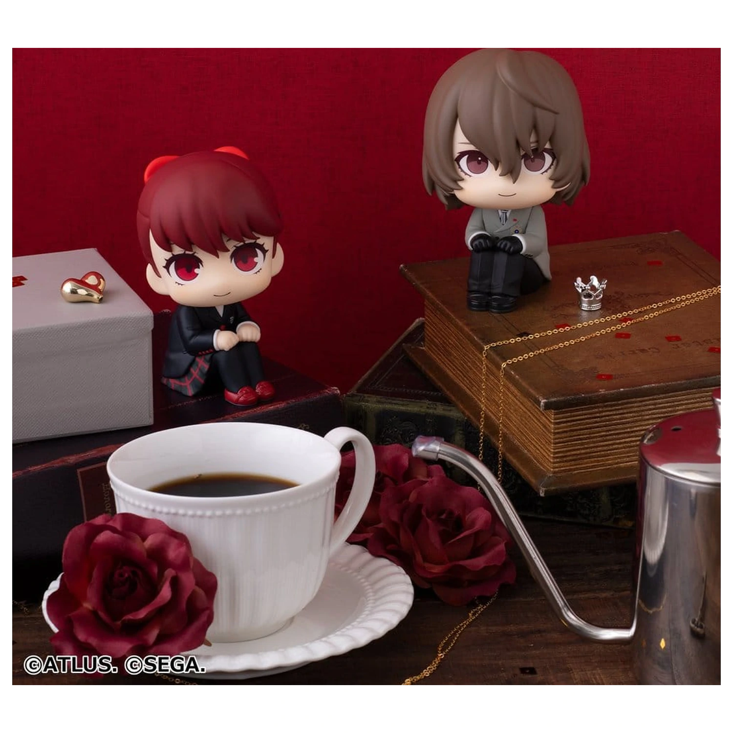 Persona 5 The Royal Look Up figurine PVC set 2 bucăți Goro Akechi & Kasumi Yoshizawa 11 cm (cu cadou) poza produsului