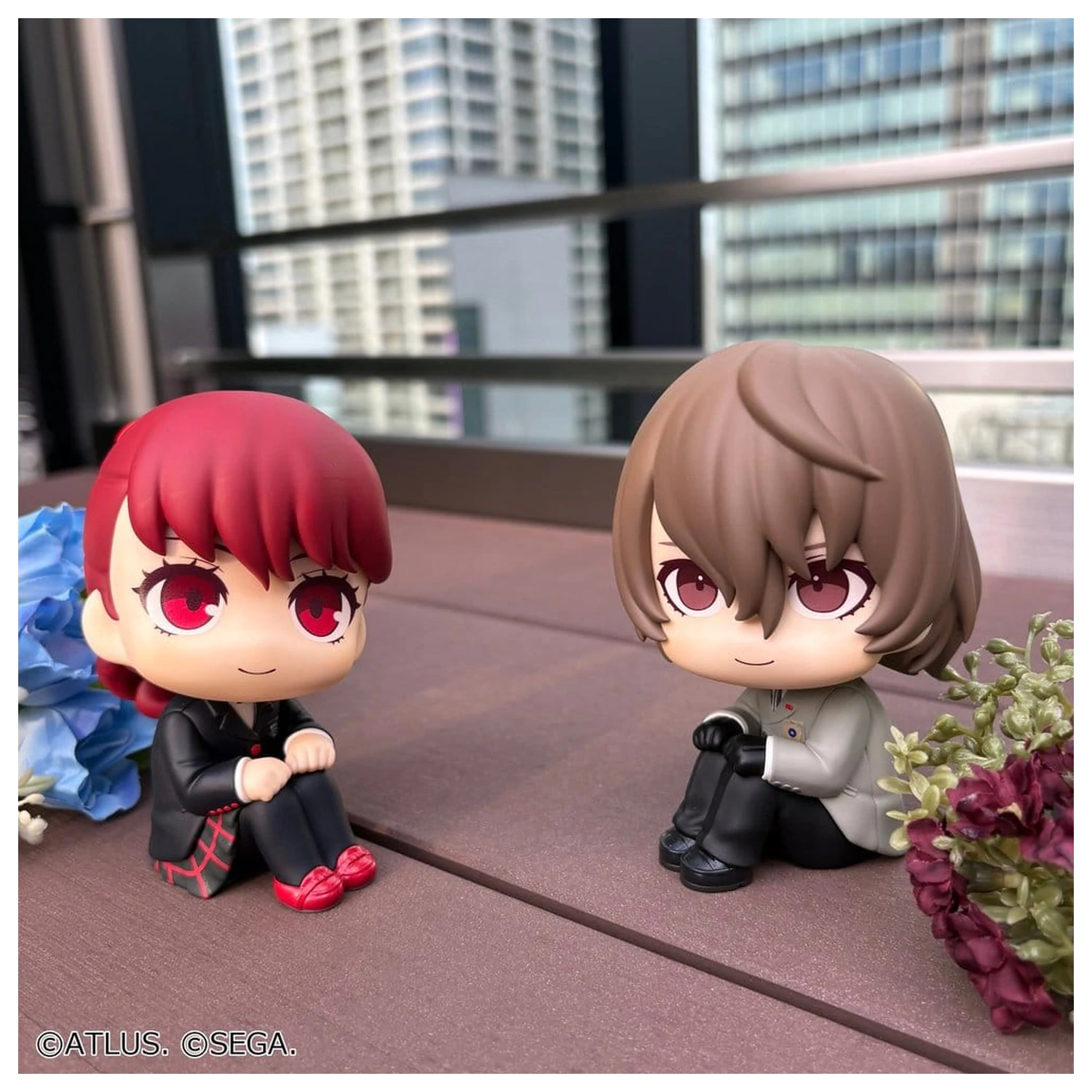 Persona 5 The Royal Look Up figurine PVC set 2 bucăți Goro Akechi & Kasumi Yoshizawa 11 cm (cu cadou) poza produsului