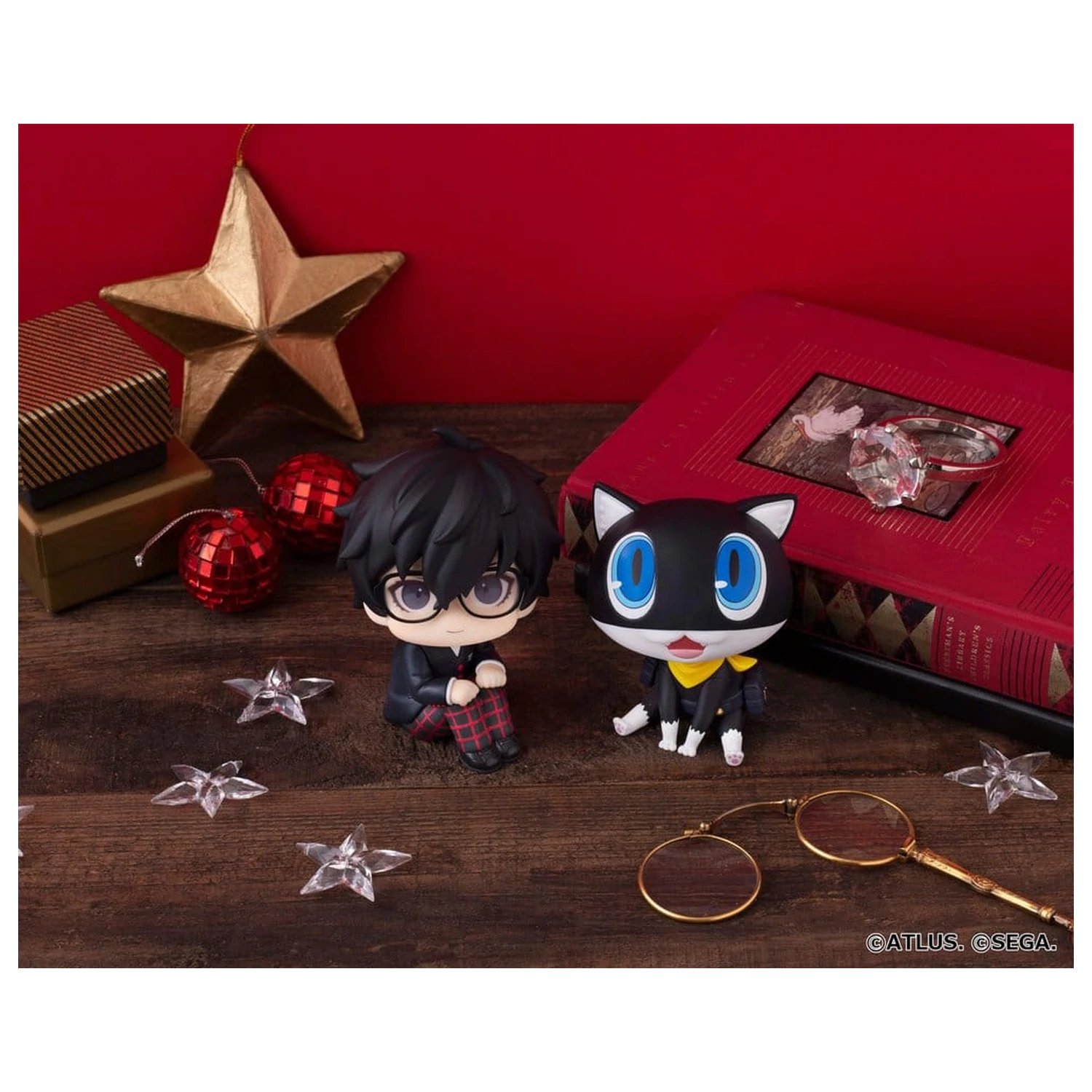 Persona 5 the Royal Look Up PVC Figures 2-Pack Hero & Morgana 11 cm (cu cadou) poza produsului