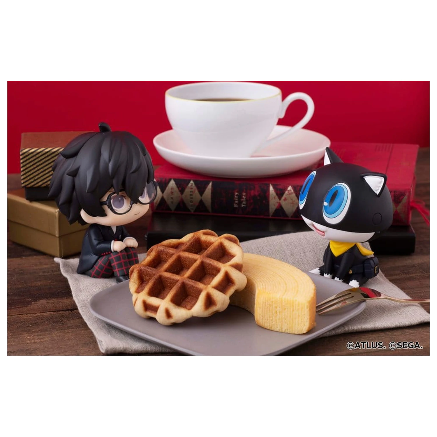 Persona 5 the Royal Look Up PVC Figures 2-Pack Hero & Morgana 11 cm (cu cadou) poza produsului