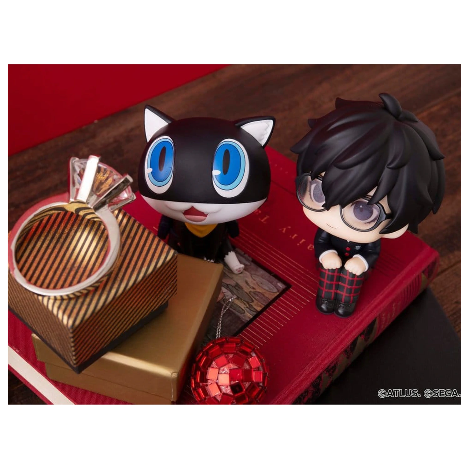 Persona 5 the Royal Look Up PVC Figures 2-Pack Hero & Morgana 11 cm (cu cadou) poza produsului