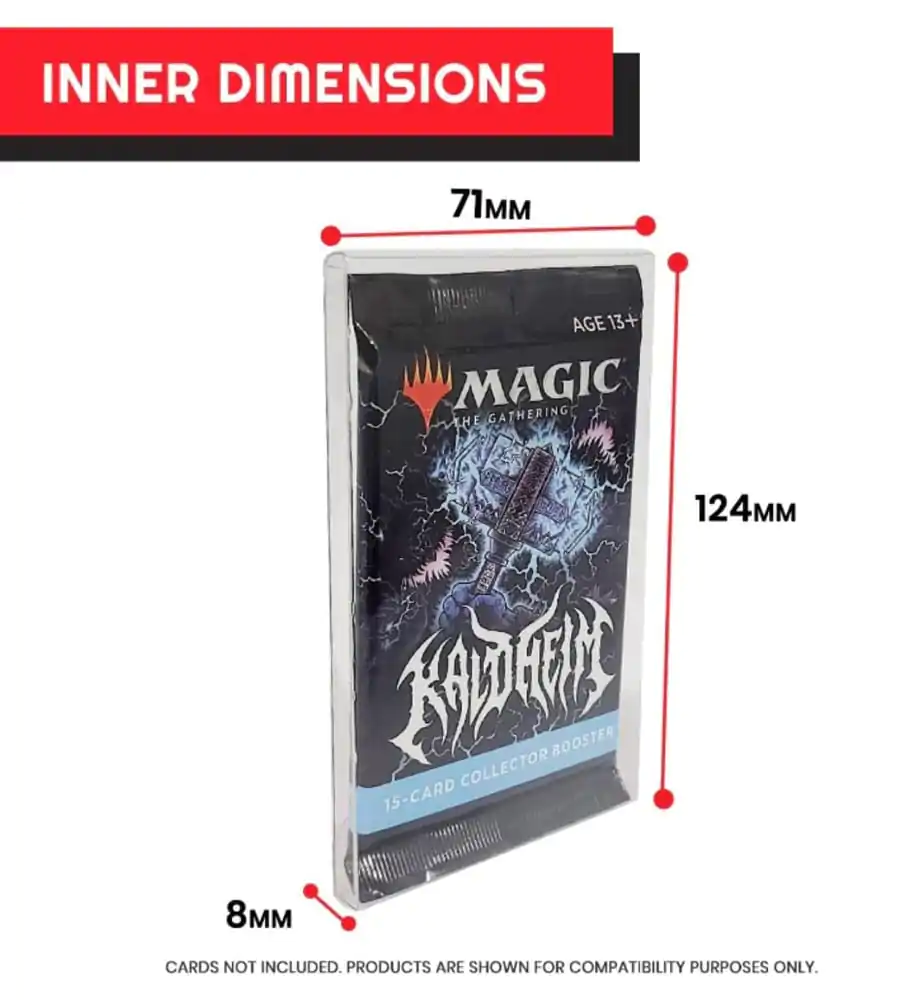 PET Protectors Set de 10 pentru Booster, Magic, Yu-Gi-Oh Cards poza produsului