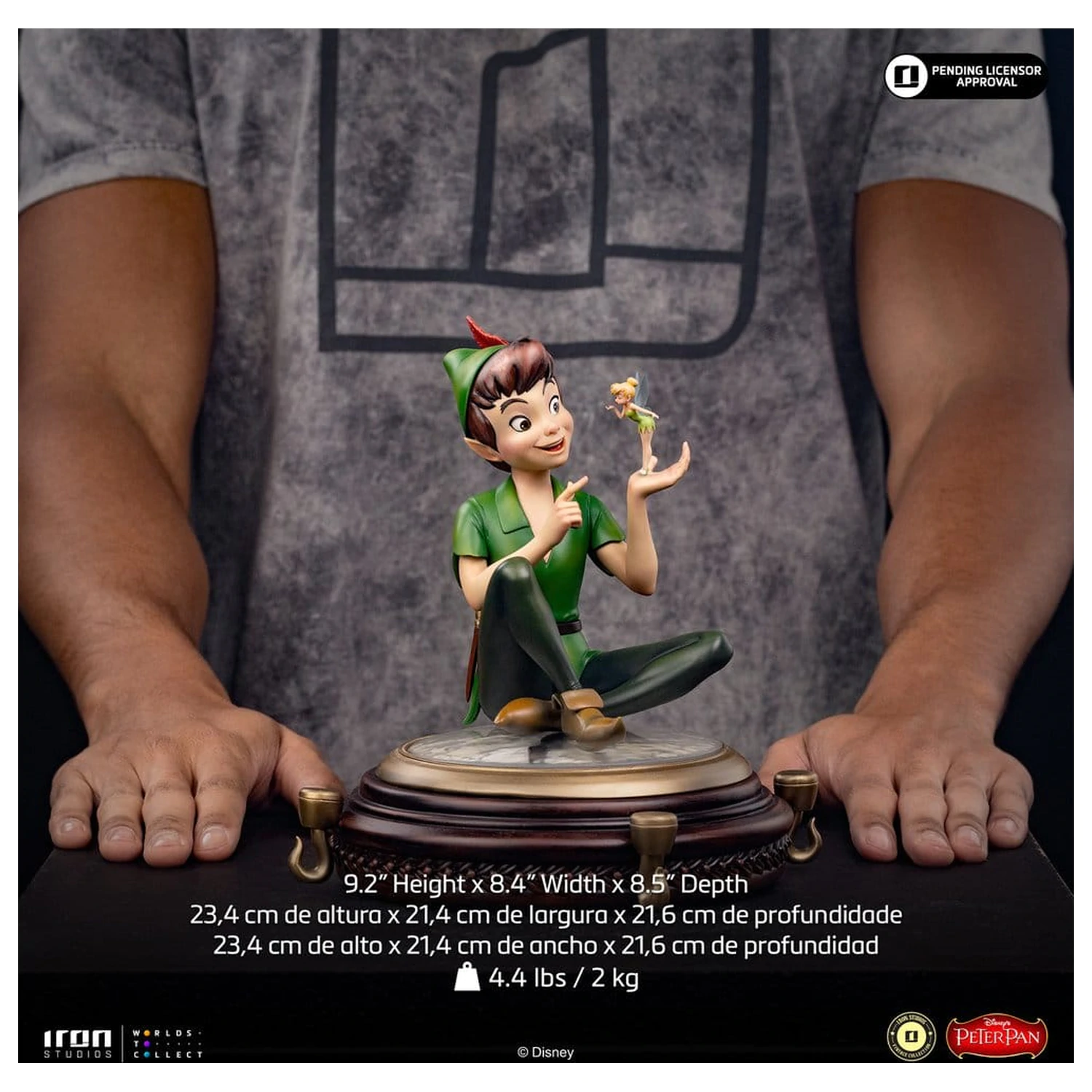 Peter Pan (1953) Statuie Art Scale 1/10 Peter Pan & Tinkerbell 23 cm poza produsului