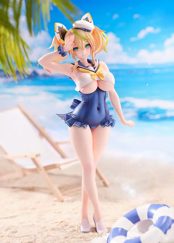 Statuie PVC Phantasy Star Online 2 1/7 Es Cool Breeze Gene - Summer Vacation 26 cm poza produsului
