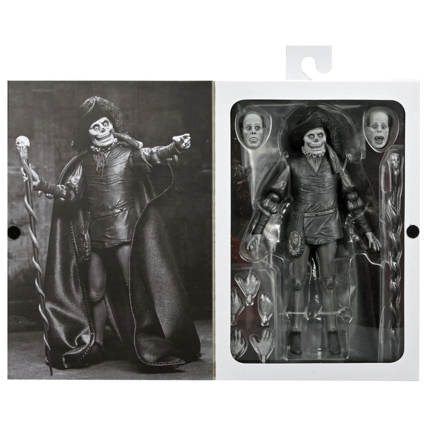 Phantom of the Opera (1925) Ultimate Action Figure Masque of the Red Death (B&W) 18 cm poza produsului