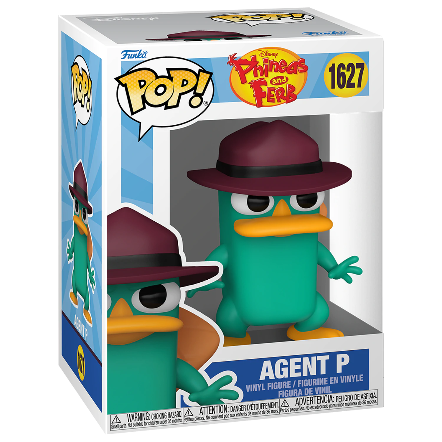 Phineas and Ferb Funko POP! Disney Vinyl Figure Agent Perry 9 cm figurină vinil poza produsului