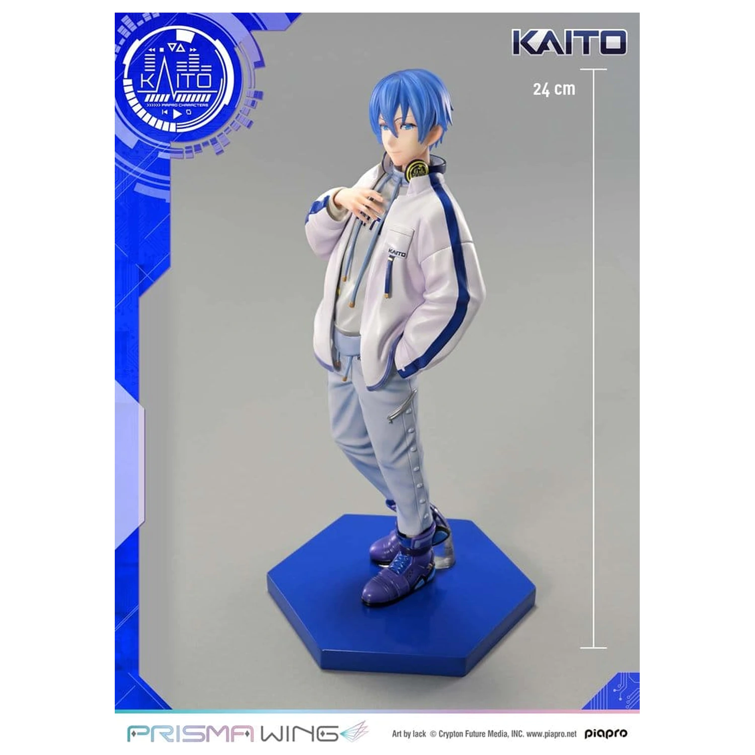 Figurina Piapro Characters Prisma Wing Figure 1/7 KAITO "Art by lack" 24 cm poza produsului