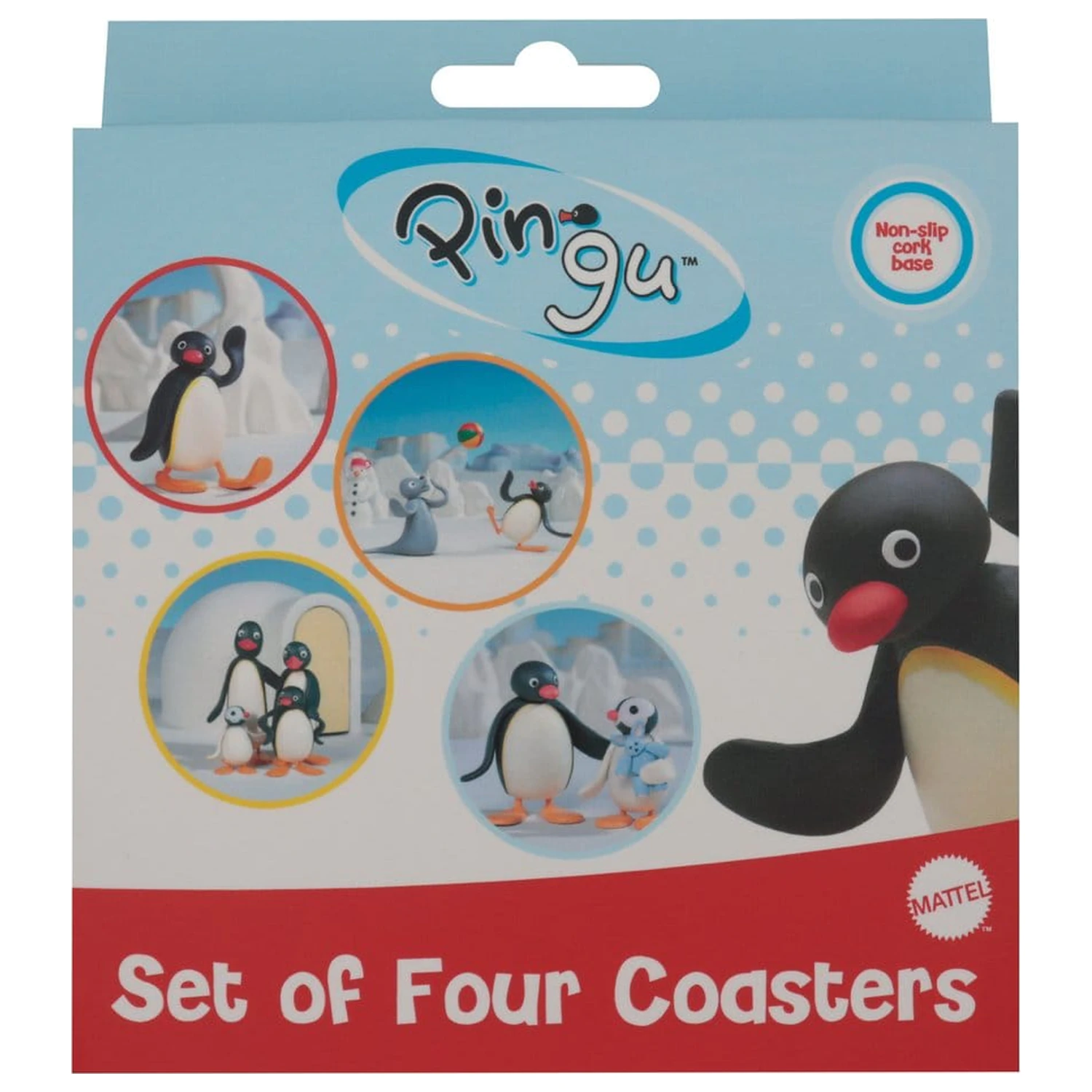 Pingu Coaster set de 4 bucati poza produsului