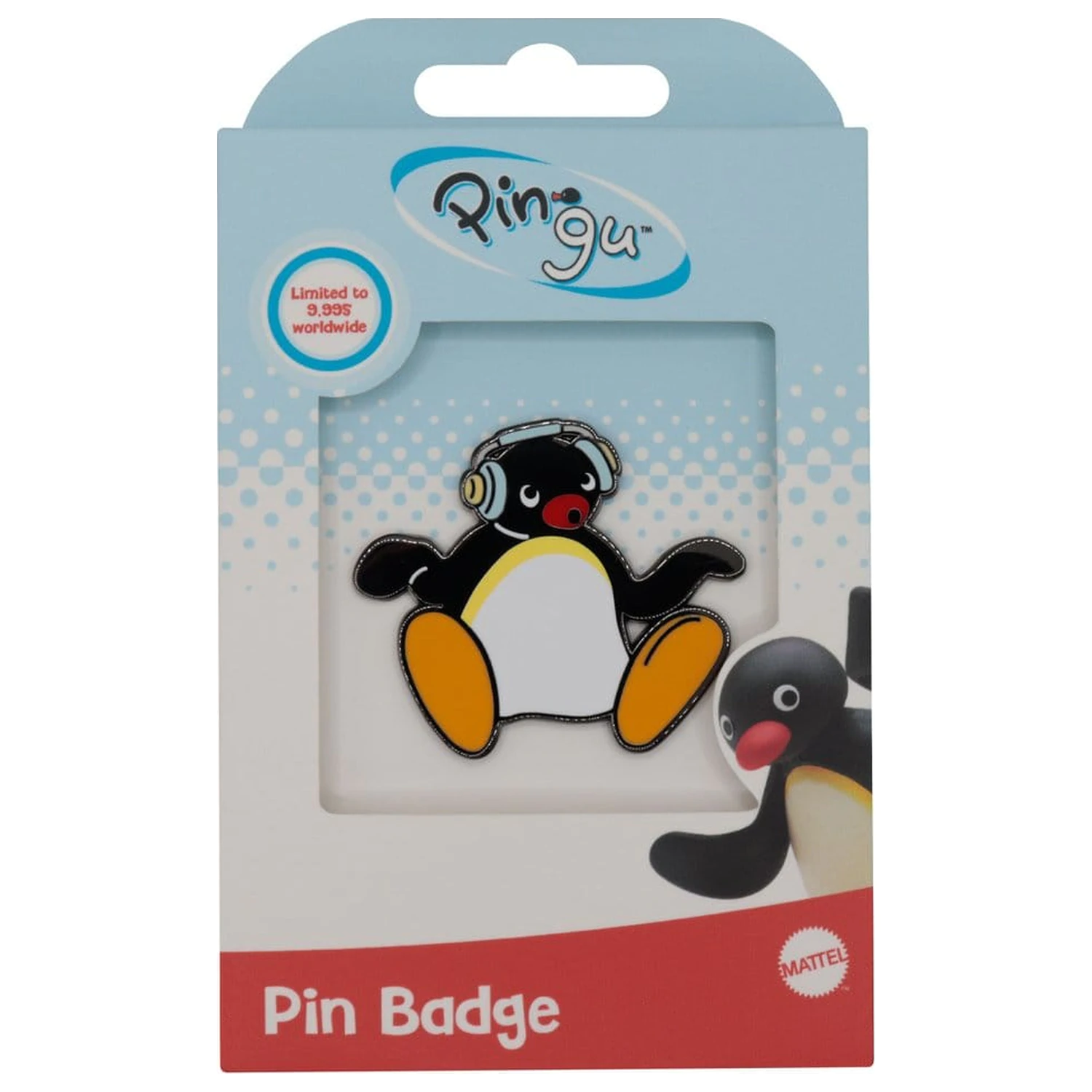 Pingu Pin Badge Headphones Editie Limitata poza produsului
