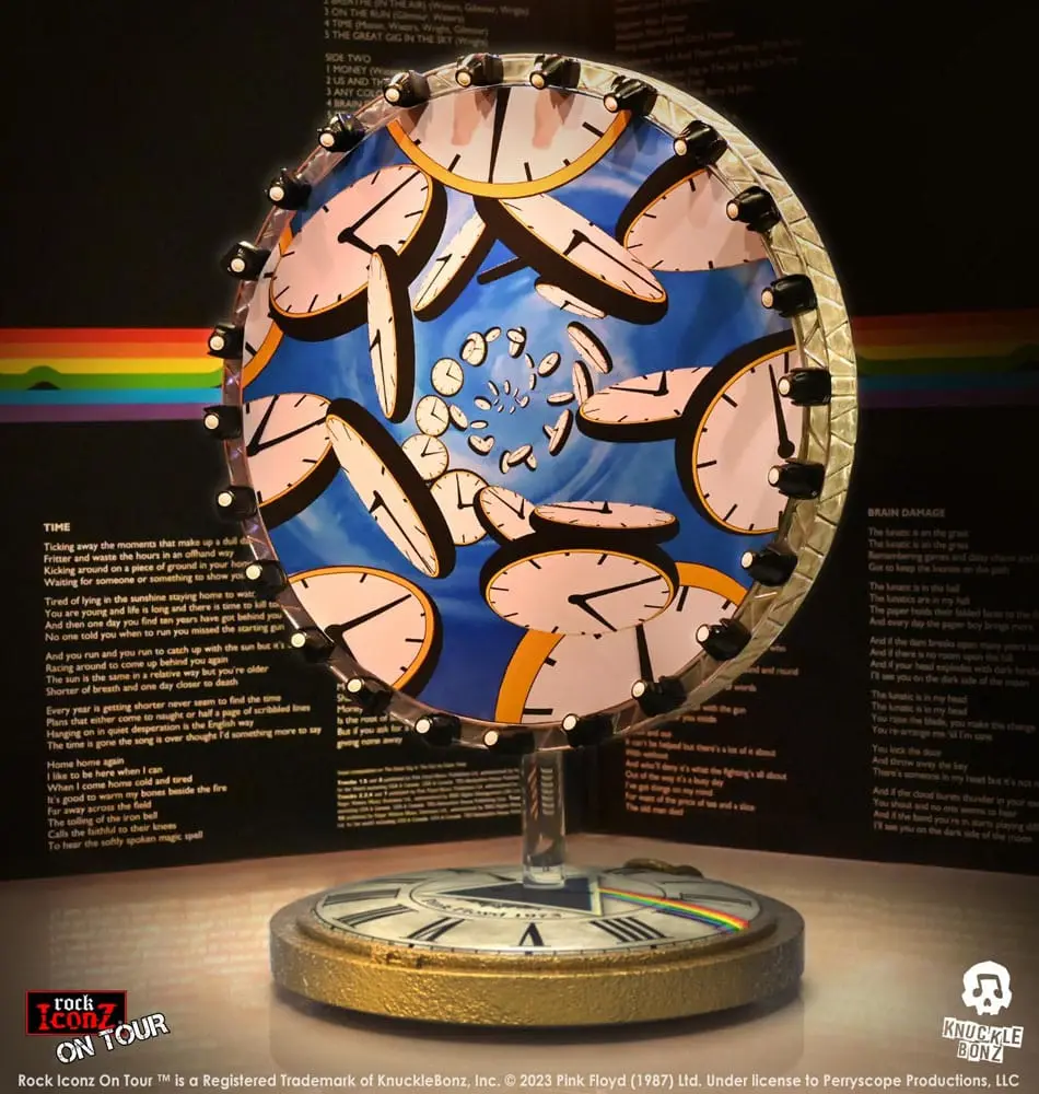 Pink Floyd Rock Iconz Statuie On Tour Ecran de Proiecție Timp (Dark Side of the Moon Tour) 25 cm poza produsului