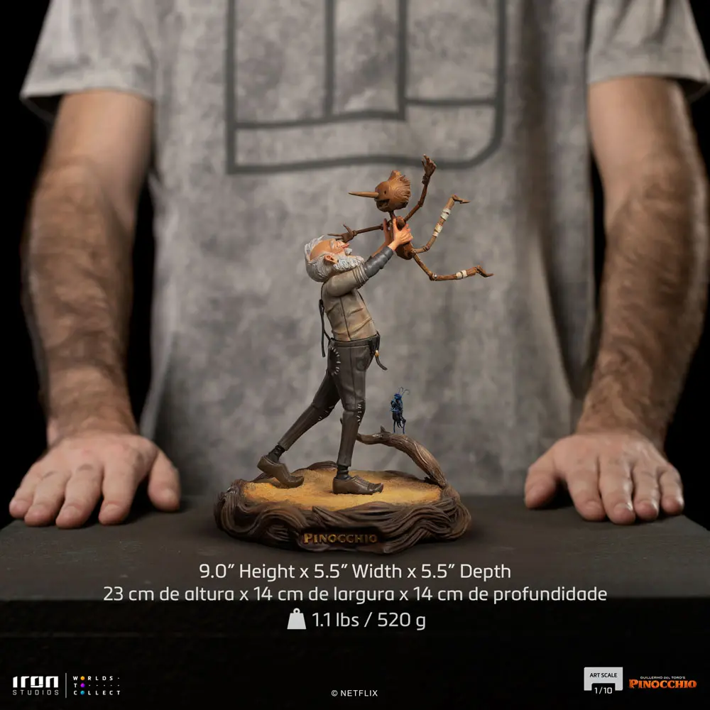 Statuie Art Scale 1/10 Gepeto & Pinocchio 23 cm poza produsului