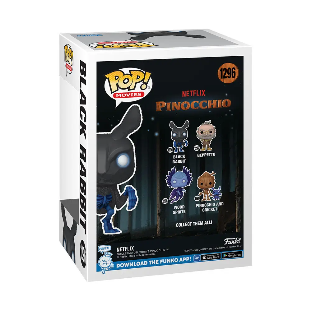 Pinocchio POP! Movies Figura din vinil Black Rabbit 9 cm poza produsului