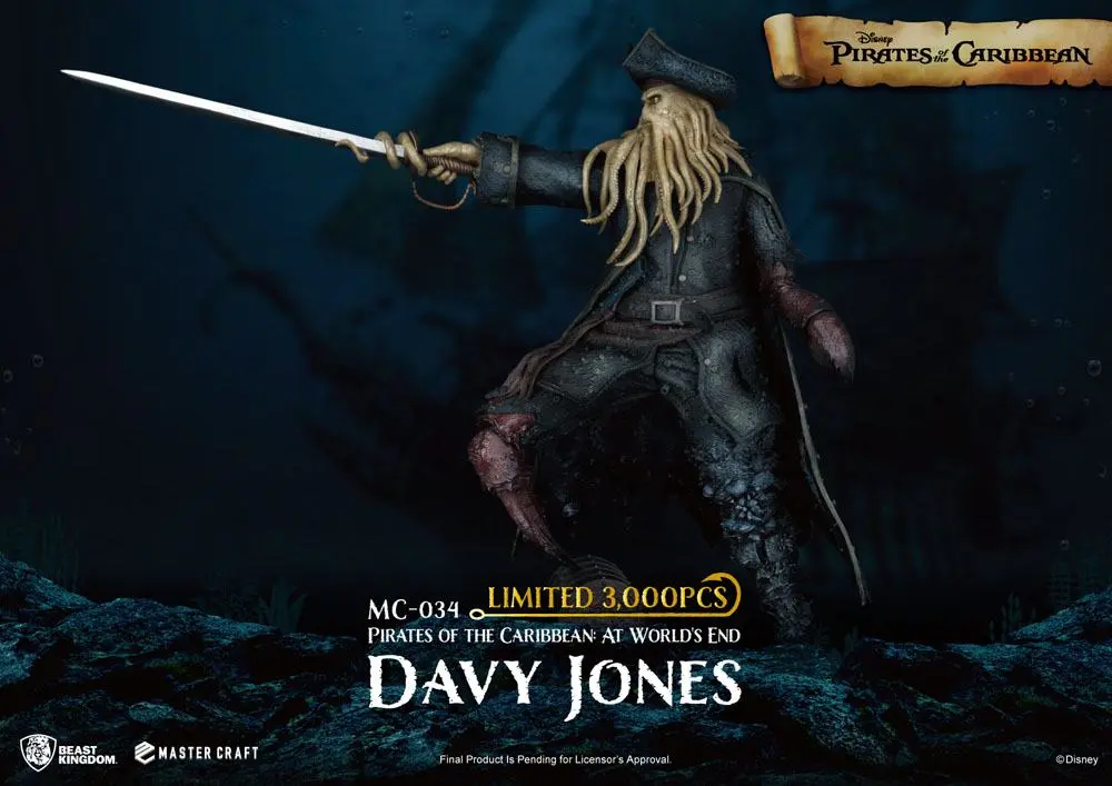 Pirates of the Caribbean: At World's End Master Craft Statuie Davy Jones 42 cm poza produsului