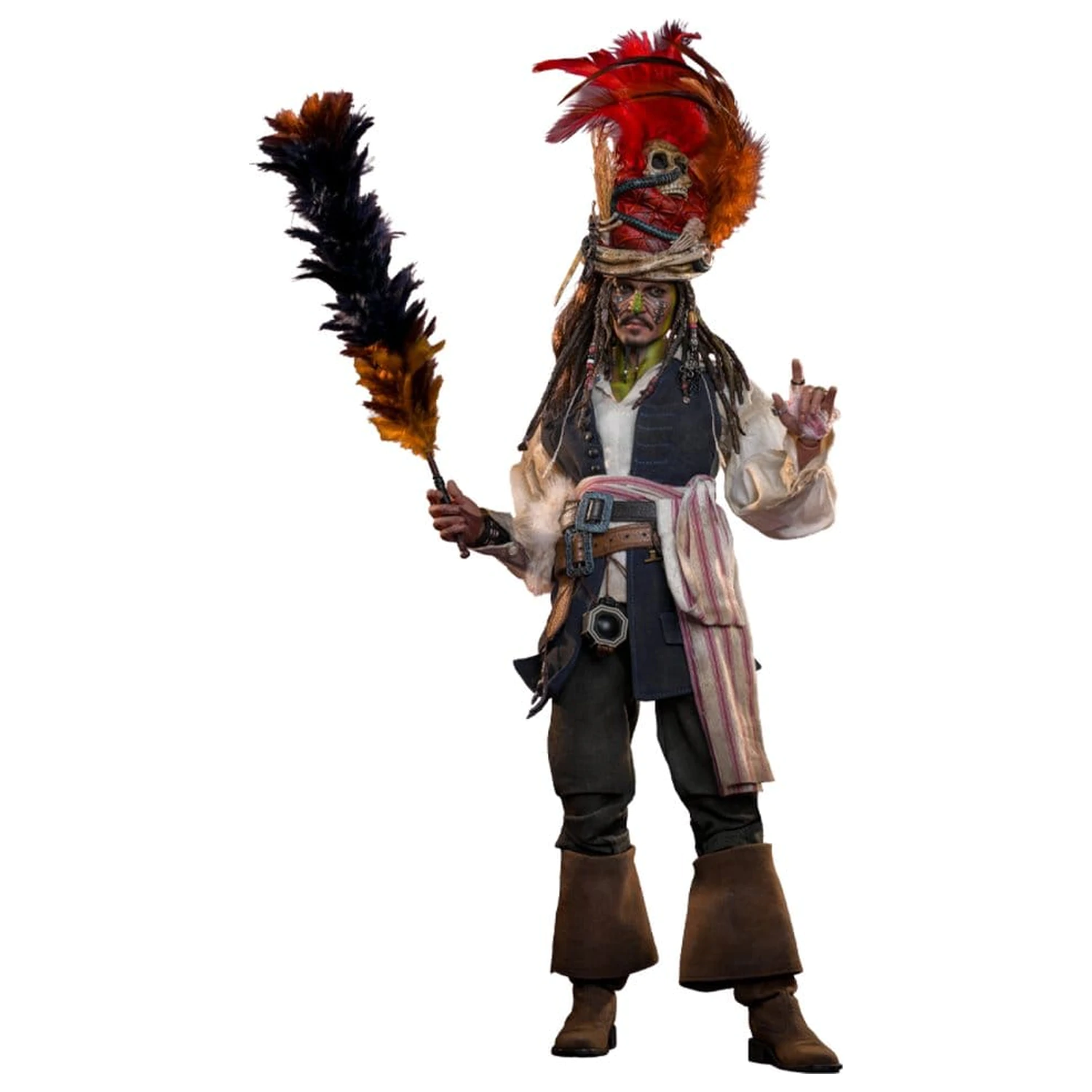 Pirates of the Caribbean: Dead Man's Chest Figurina de acțiune DX la scară 1/6 Pelegostos Chief Jack Sparrow 30 cm poza produsului
