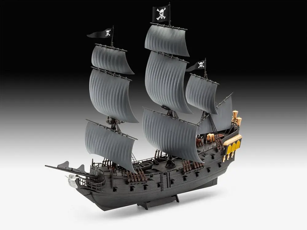 Pirates of the Caribbean Dead Men Tell No Tales Kit Model Ușor de Asamblat 1/150 Black Pearl 26 cm poza produsului