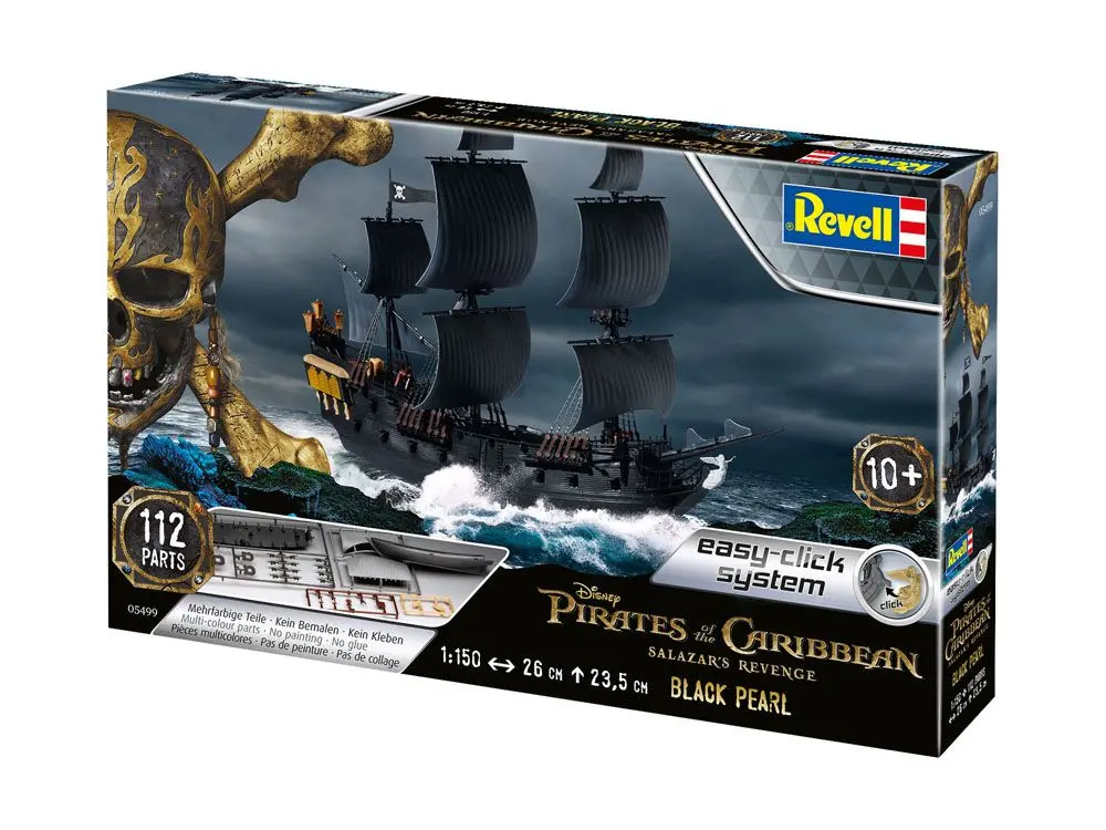 Pirates of the Caribbean Dead Men Tell No Tales Kit Model Ușor de Asamblat 1/150 Black Pearl 26 cm poza produsului