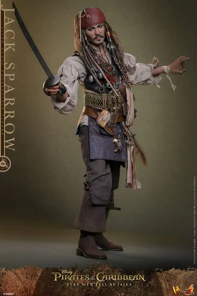 Pirates of the Caribbean: Dead Men Tell No Tales Figurina de acțiune DX 1/6 Jack Sparrow 30 cm poza produsului