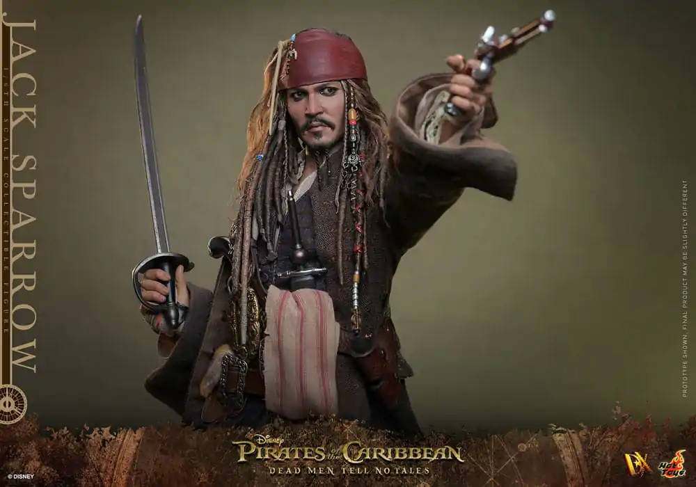 Pirates of the Caribbean: Dead Men Tell No Tales Figurina de acțiune DX 1/6 Jack Sparrow 30 cm poza produsului