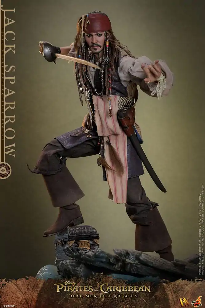 Pirates of the Caribbean: Dead Men Tell No Tales Figurina de acțiune DX 1/6 Jack Sparrow 30 cm poza produsului