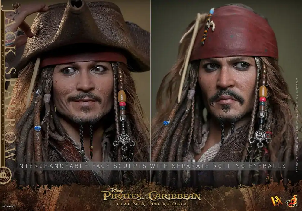 Pirates of the Caribbean: Dead Men Tell No Tales Figurina de acțiune DX 1/6 Jack Sparrow 30 cm poza produsului