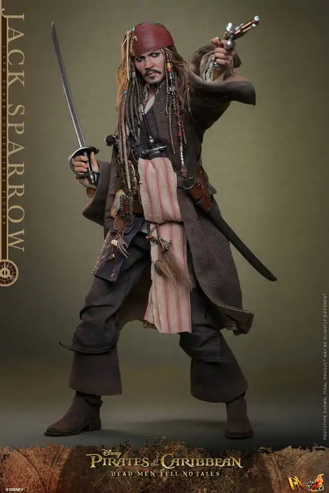 Pirates of the Caribbean: Dead Men Tell No Tales Figurina de acțiune DX 1/6 Jack Sparrow 30 cm poza produsului