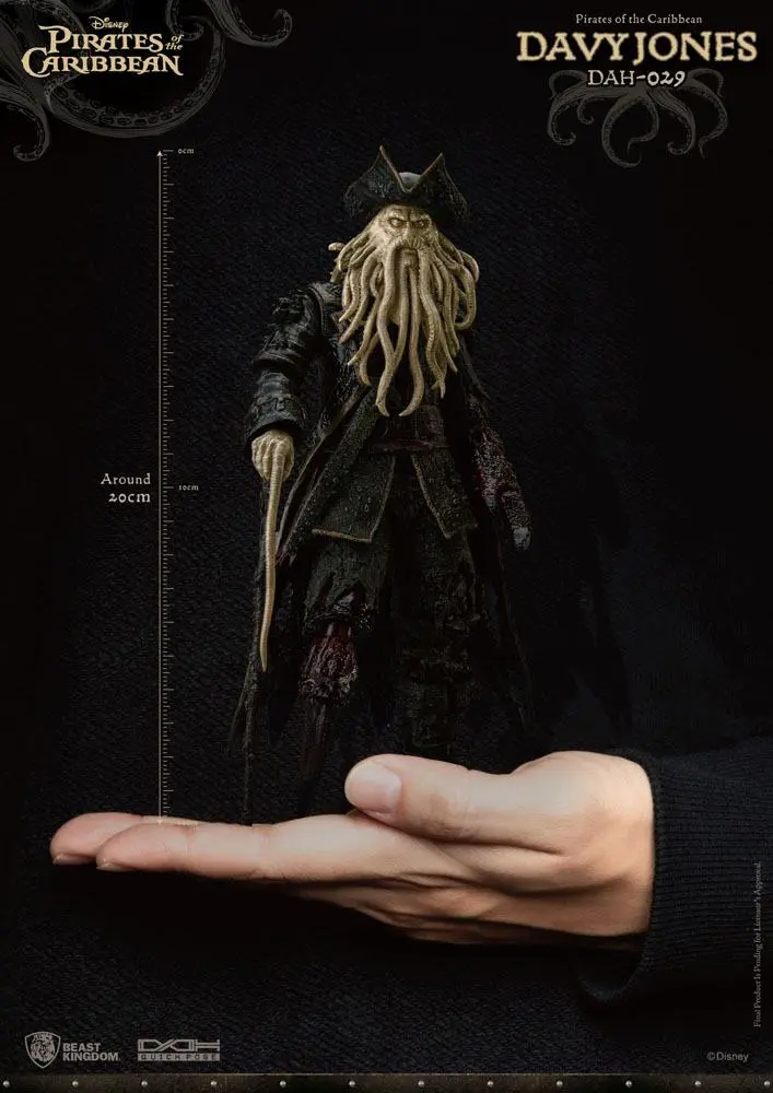 Pirates of the Caribbean Dynamic 8ction Heroes Figurina de acțiune 1/9 Davy Jones 20 cm poza produsului