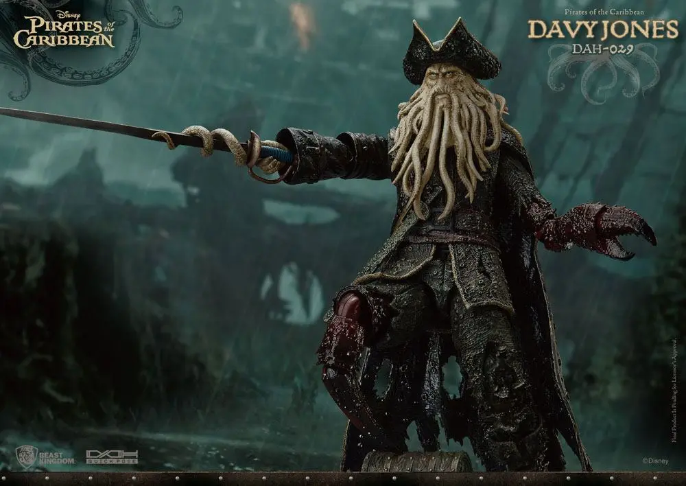 Pirates of the Caribbean Dynamic 8ction Heroes Figurina de acțiune 1/9 Davy Jones 20 cm poza produsului
