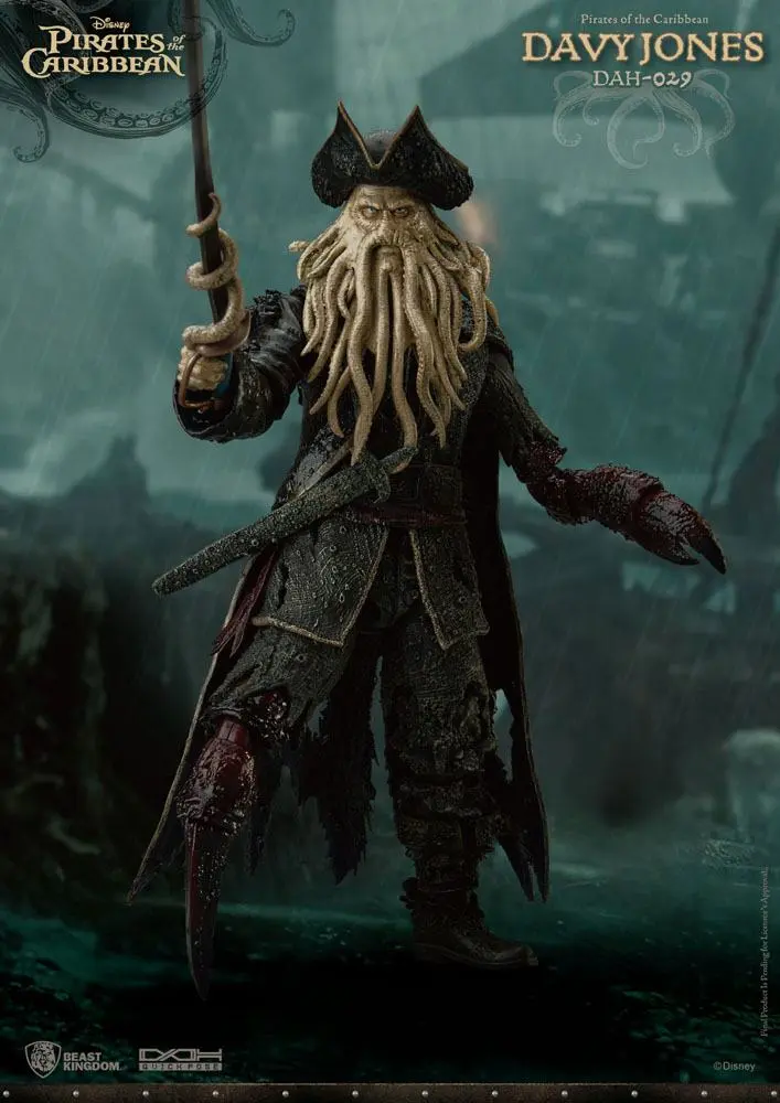 Pirates of the Caribbean Dynamic 8ction Heroes Figurina de acțiune 1/9 Davy Jones 20 cm poza produsului
