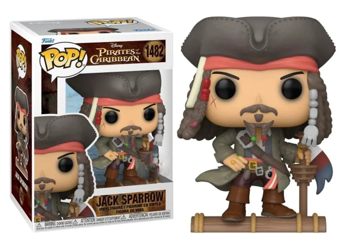 Pirates of the Caribbean Funko POP! Movies Figurina de vinil Jack Sparrow 9 cm poza produsului