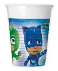 PJ Masks Plastic Cups 8 buc 200 ml poza produsului
