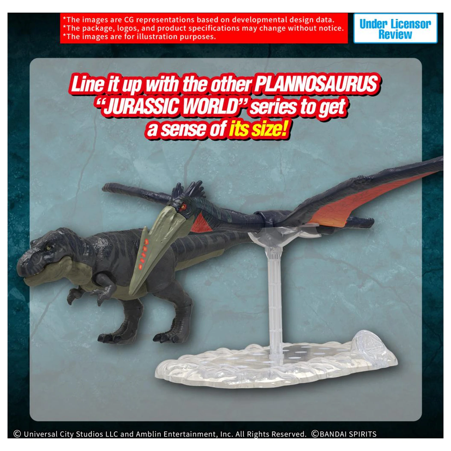 Plannosaurus Jurassic World Quetzalcoatlus Kit model poza produsului