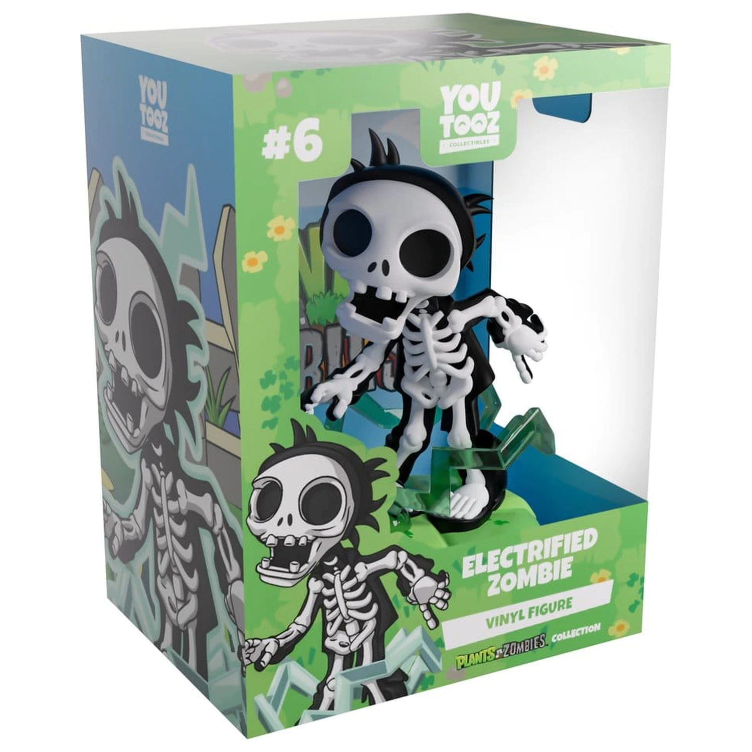 Plants vs. Zombies Figurina de vinil Electrified Zombie 12 cm poza produsului