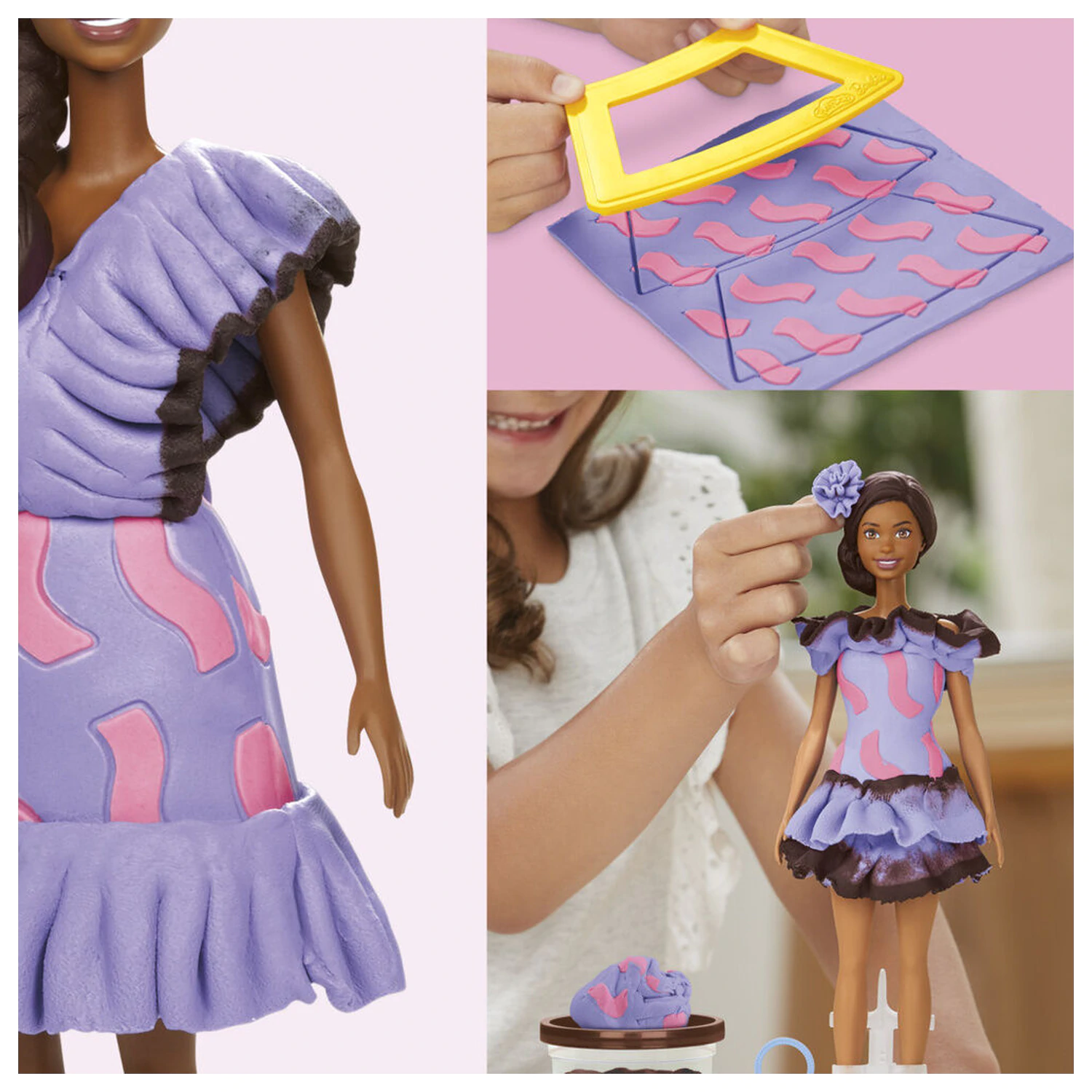 Play-Doh Barbie Fashionista Ruffles poza produsului