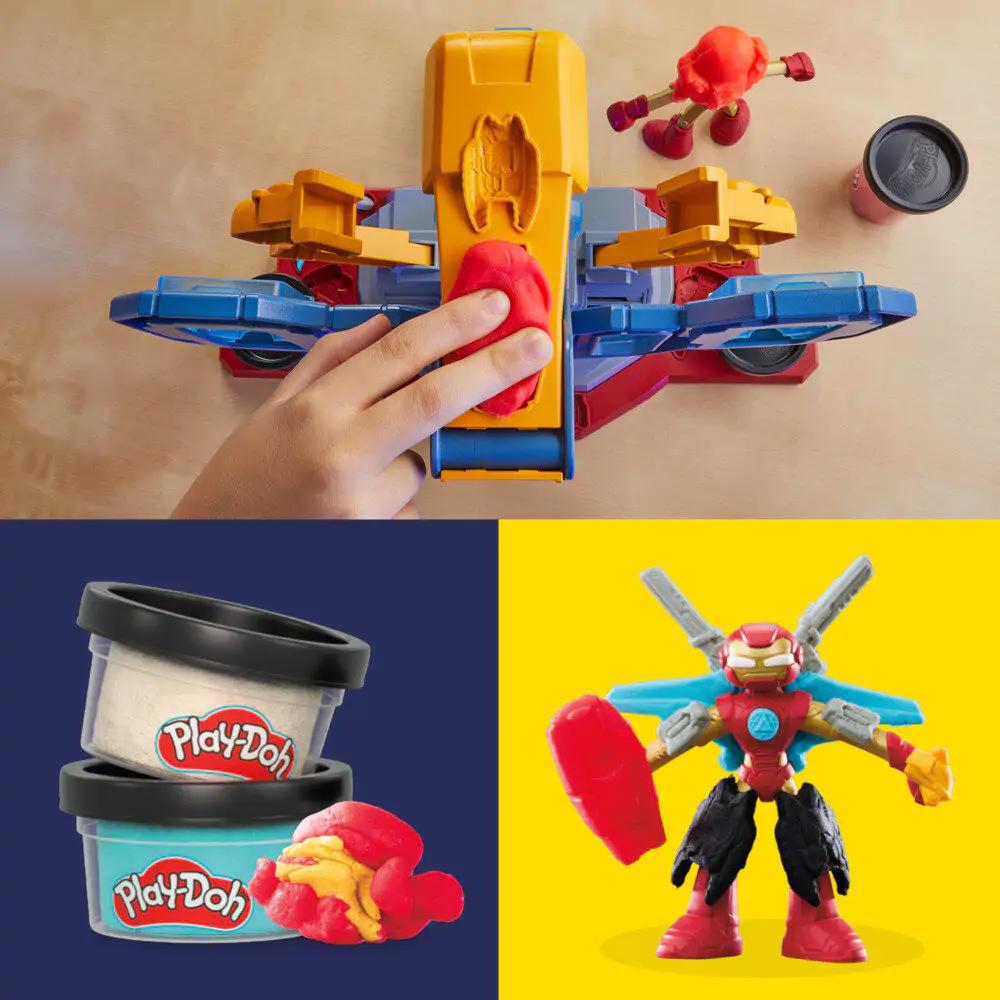 Laboratorul de armură Play-Doh Marvel Iron Man poza produsului