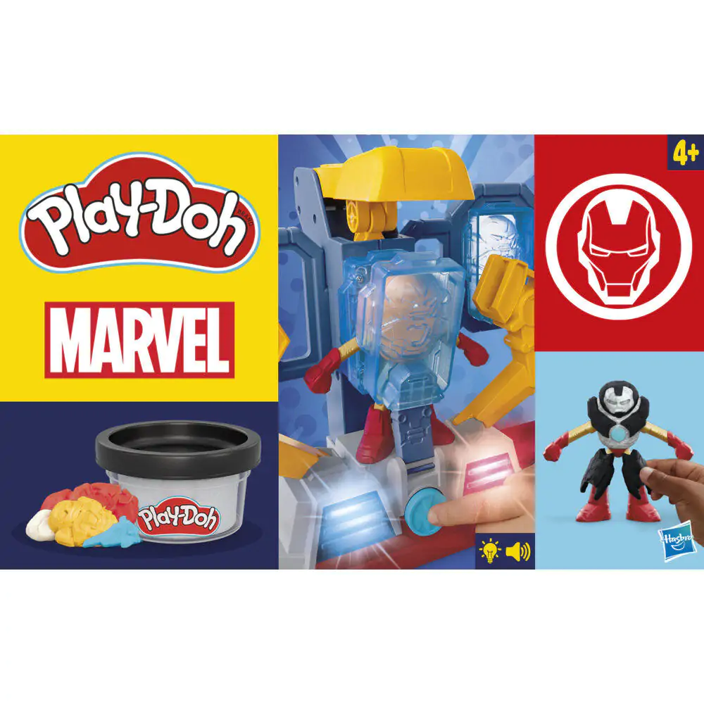 Laboratorul de armură Play-Doh Marvel Iron Man poza produsului